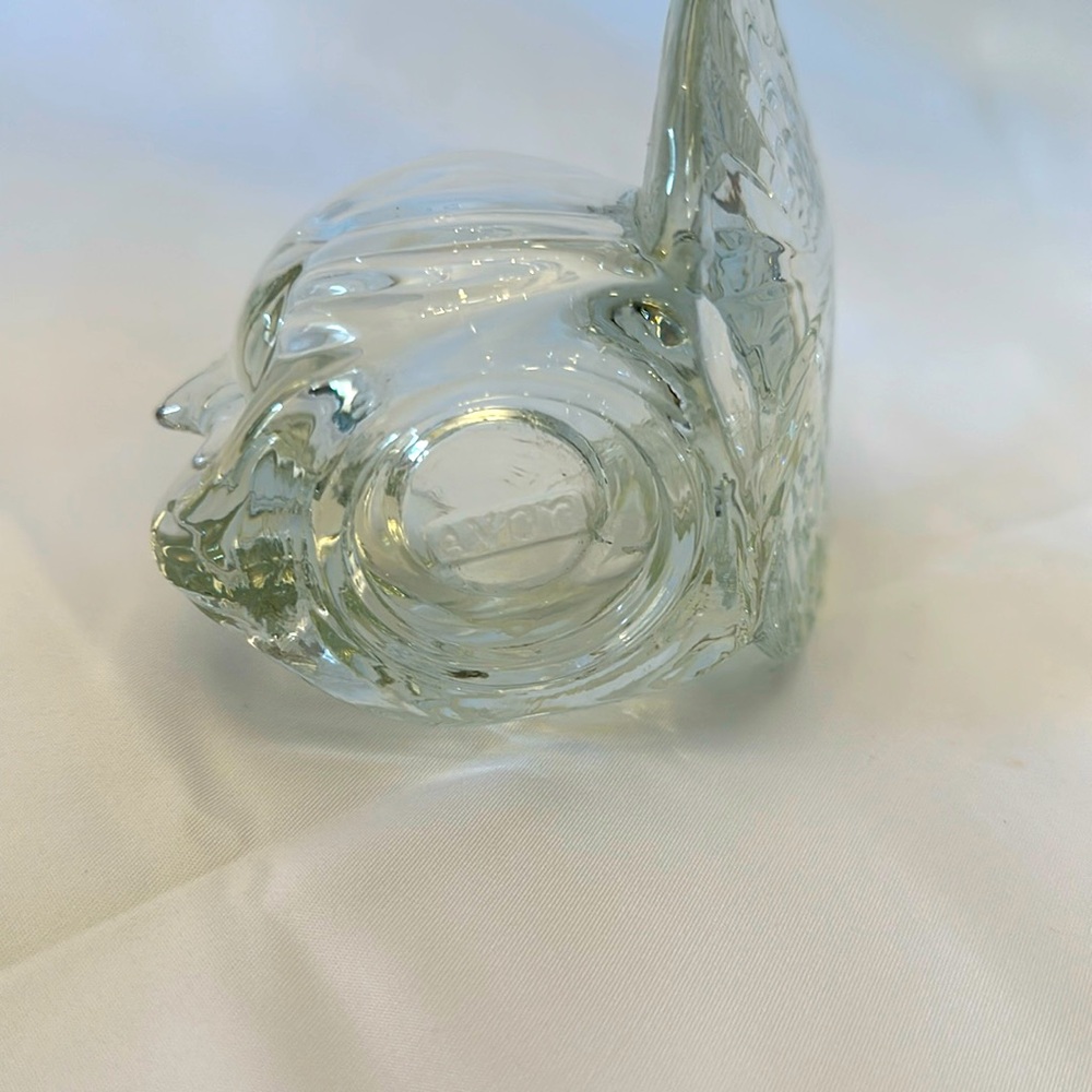 Vintage Avon Glass Turkey Votive Candle Holder Thanksgiving Decor - Picture 5 of 6